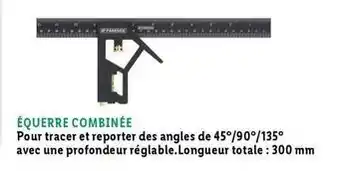 Lidl Équerre combinée offre