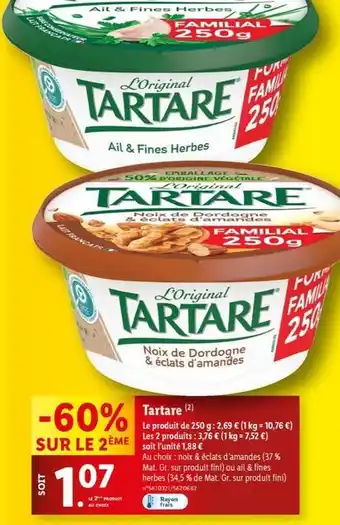 Lidl Tartare offre