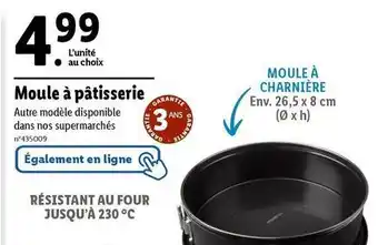 Lidl Moule à pâtisserie : moule à charnière offre