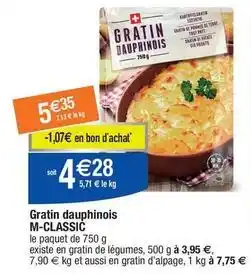 Migros M-classic - gratin dauphinois offre