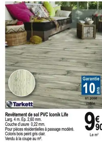 Tridôme Revêtement de sol PVC Iconik Life offre