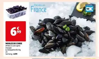 Auchan MOULES DE CORDE offre