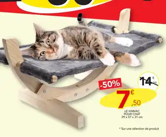 Stokomani LE HAMAC POUR CHAT offre