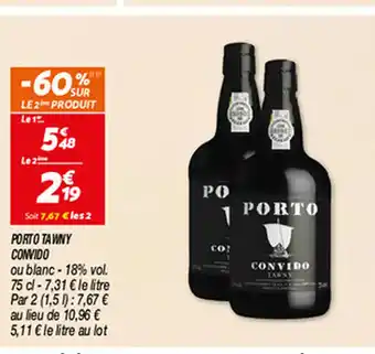 Netto PORTO TAWNY CONVIDO offre