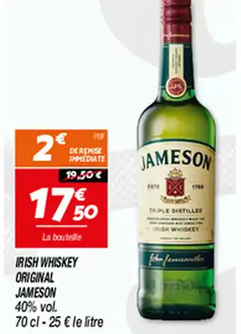 Netto IRISH WHISKEY ORIGINAL JAMESON offre