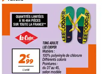 TONG ADULTE LEE COOPER Matière: