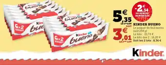 Hyper U KINDER BUENO offre