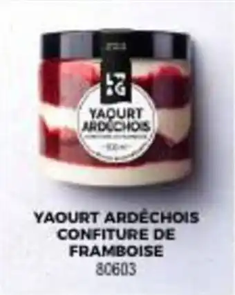 Thiriet YAOURT ARDÈCHOIS CONFITURE DE FRAMBOISE 80603 offre