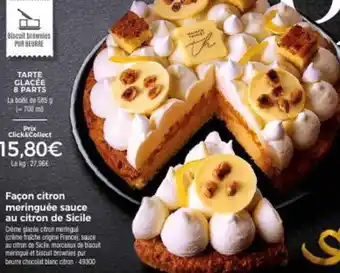 Thiriet Façon citron meringuée sauce au citron de Sicile offre