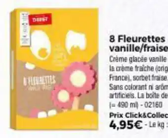 Thiriet 8 Fleurettes vanille/fraise offre