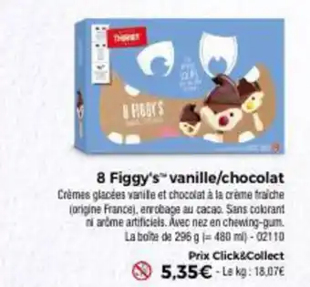 Thiriet 8 Figgy's vanille/chocolat offre