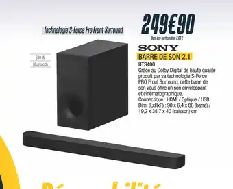 Proxi Confort SONY BARRE DE SON 2.1 offre