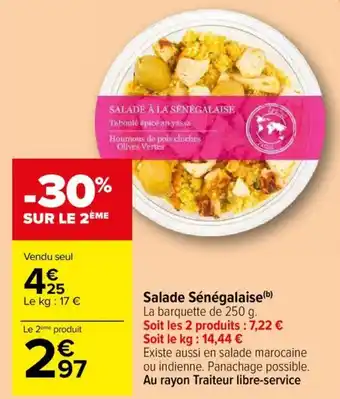 Carrefour Salade Sénégalaise (b) offre