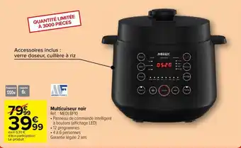 Carrefour Multicuiseur noir offre