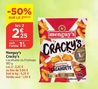 Bi1 Menguy's Cracky's offre