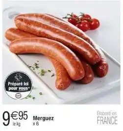 Cora x Carrefour Cora - merguez offre