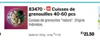 Thiriet 83470- Cuisses de grenouilles 40-60 pcs offre