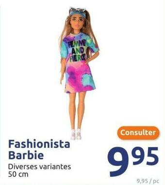 Action Fashionista barbie offre
