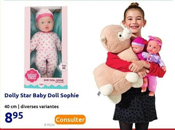 Action Dolly star baby doll sophie offre