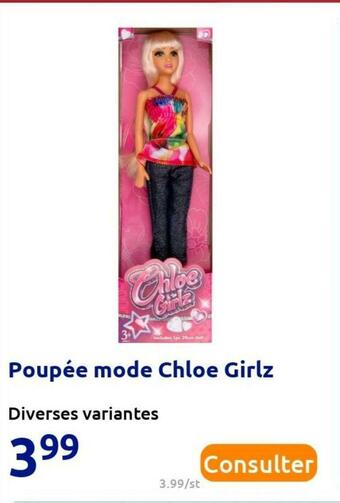 Action Poupée mode chloe girlz offre