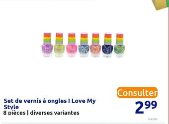 Set de vernis à ongles i love my style