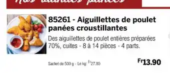 Thiriet 85261 - Aiguillettes de poulet panées croustillantes offre