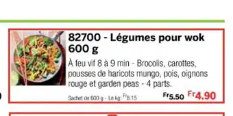 Thiriet 82700 - Légumes pour wok 600 g offre