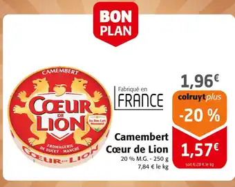 Colruyt Cœur de Lion Camembert offre