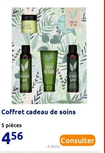 Coffret cadeau de soins
