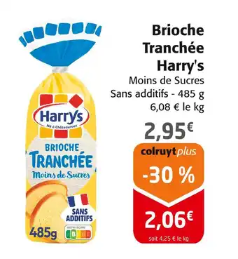 Colruyt Harry's Brioche Tranchée offre