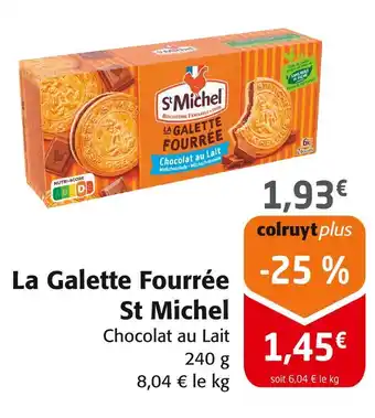 Colruyt St Michel La Galette Fourrée offre