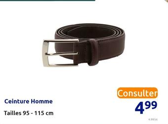 Action Ceinture homme offre