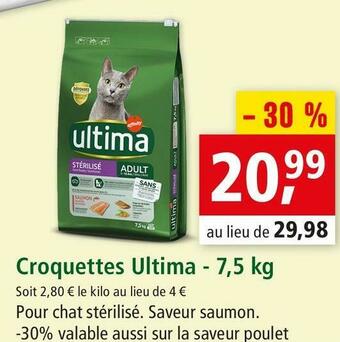 Maxi Zoo Ultima croquettes offre