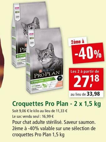 Maxi Zoo Purina croquettes pro plan offre