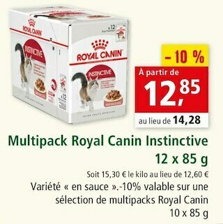 Maxi Zoo Royal canin multipack royal canin instinctive offre