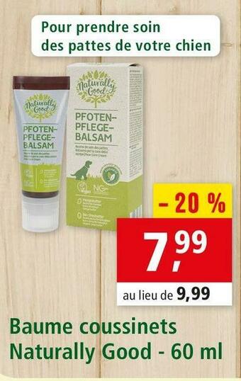 Naturally good baume coussinets