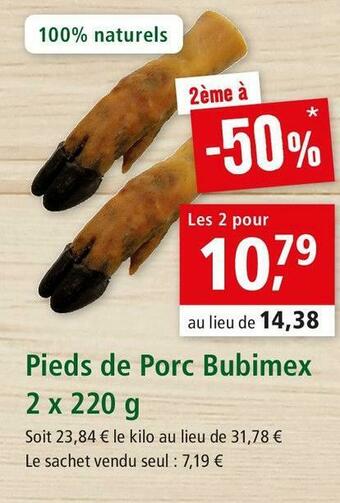 Bubimex pieds de porc