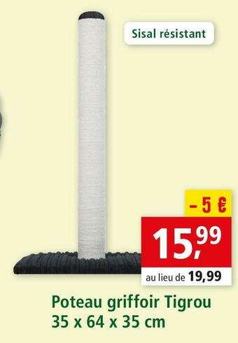 Maxi Zoo Poteau griffoir tigrou offre