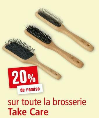 Maxi Zoo Take care bon plan sur toute la brosserie de la marque take care offre