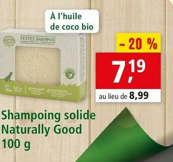 Naturally good shampoing solide