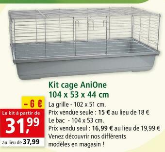 Maxi Zoo Anione kit cage offre