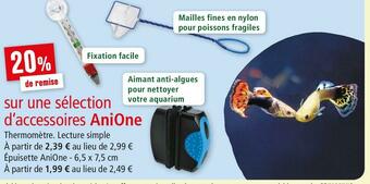 Maxi Zoo Anione bon plan sur une sélection d‘accessoires offre