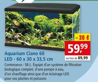 Maxi Zoo Ciano aquarium led offre