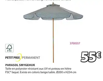 JYSK PARASOL SMYGEHUK offre