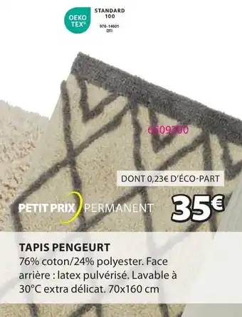 JYSK TAPIS PENGEURT offre