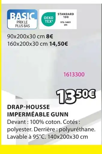 JYSK DRAP-HOUSSE IMPERMÉABLE GUNN offre