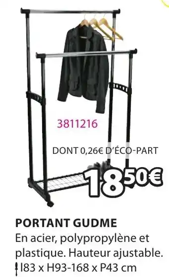 JYSK PORTANT GUDME offre