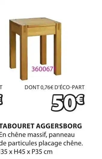 JYSK TABOURET AGGERSBORG offre