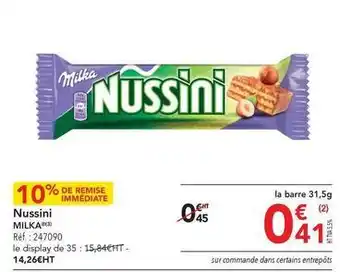 METRO Chocolat offre