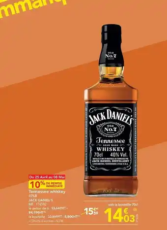 METRO Whisky offre
